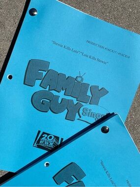 RARE 2008 Family Guy Live Sings! Stewie Kills Lois/Lois Kills Stewie Used Script